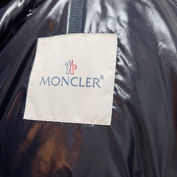 MONCLER Breteuil Giubbotto Cropped Black Puffer Down Jacket Wms Size 4/ L $1690+ - Picture 10 of 14